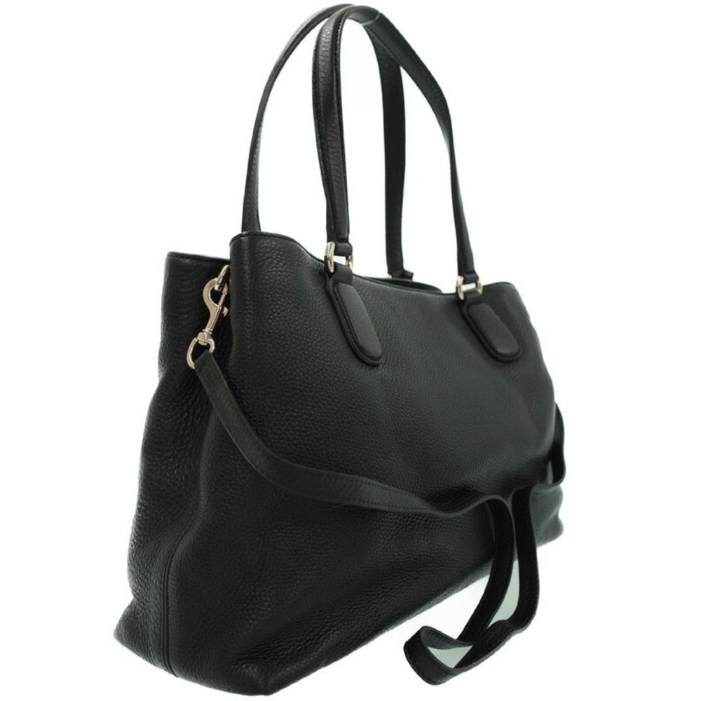 Gucci Tote Shoulder 2way Working SOHO Bag Leather